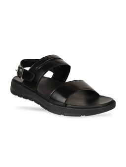 Carlton London - Solid Black Sandals